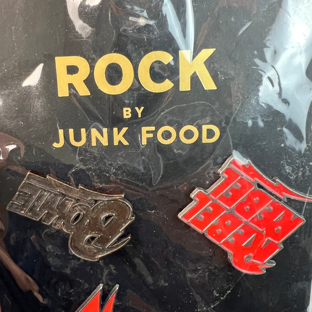 Junk Food David Bowie Enamel Pin Set  Red Black Rock Music Glam Starman Brit